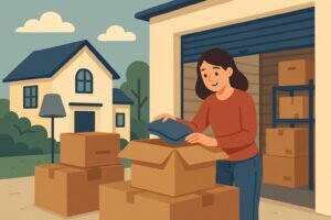 Asunnonvaihdossa tarvittava väliaikainen varasto