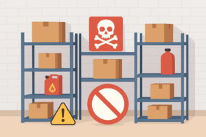 Mitä ei kannata säilyttää varastossa – kielletyt ja riskialttiit tavarat