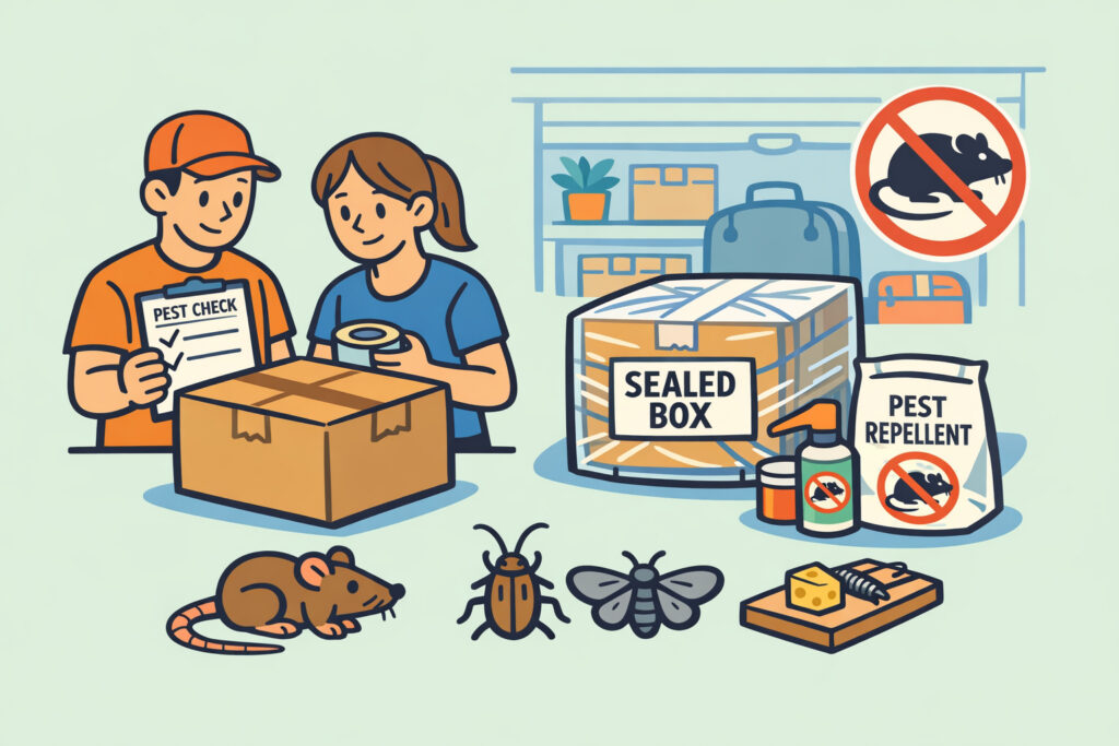 Miten suojata tavarat tuhoeläimiltä varastossa?