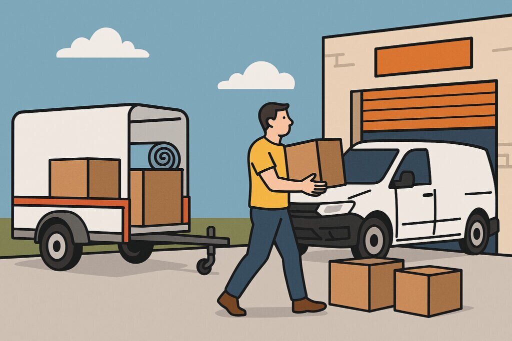 Peräkärry vai pakettiauto – miten kuljettaa tavarat varastoon?