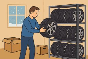 Talvirenkaiden säilytys – oikea tapa ja paikka