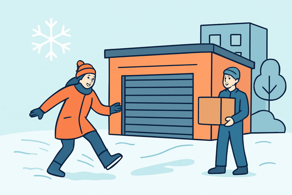 Varastoinnin turvallisuus talvella – pakkanen ja liukkaus