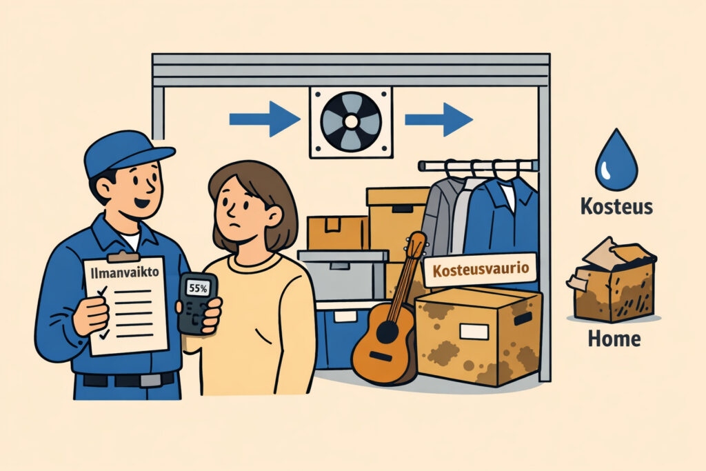 Varastotilan ilmanvaihto ja sen merkitys tavaroiden kunnossa