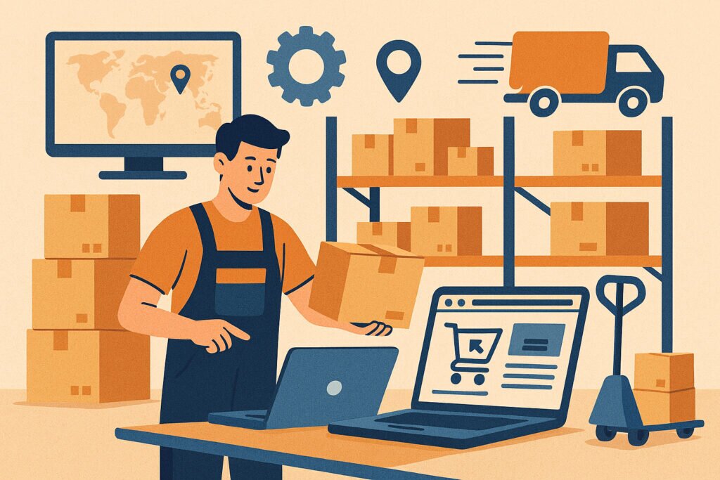 Verkkokaupan varastointi: logistiikkaratkaisut