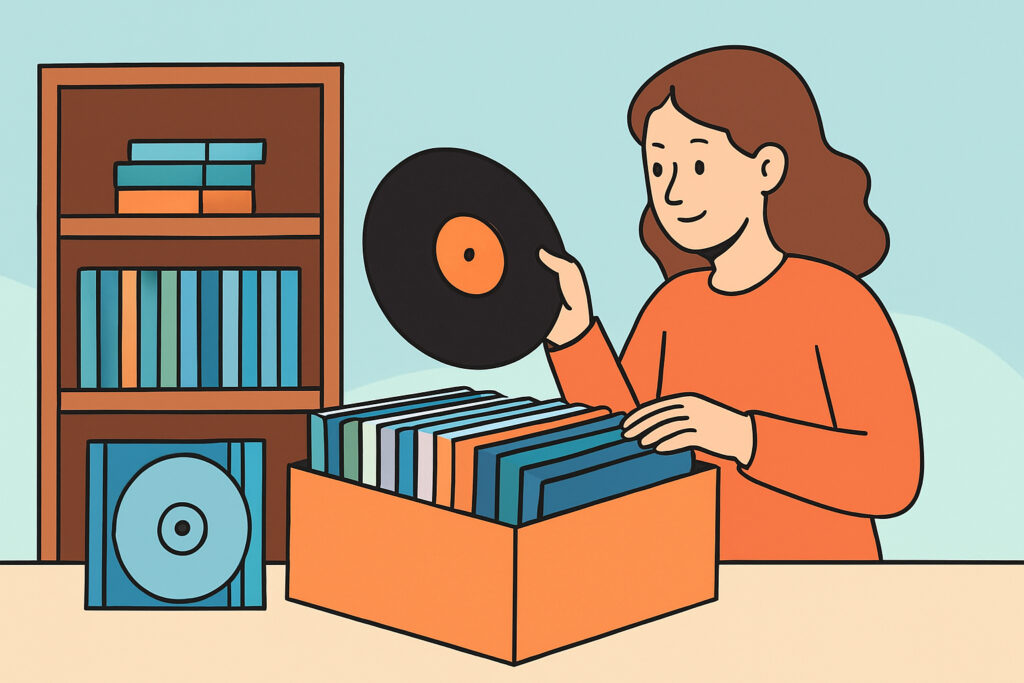 Vinyylilevyjen ja CD-kokoelman oikea varastointi